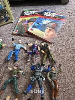 Gi Joe / Action Force bundle with suitcase x16 and extras