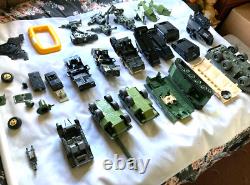 Gi Joe/Action Force large Job Lot of spares or repairs broken vehicles