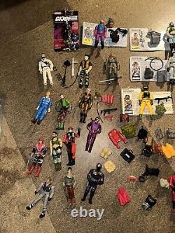 Gi Joe And Cobra Bundle Figures Cards And? Accessories