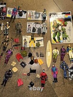 Gi Joe And Cobra Bundle Figures Cards And? Accessories