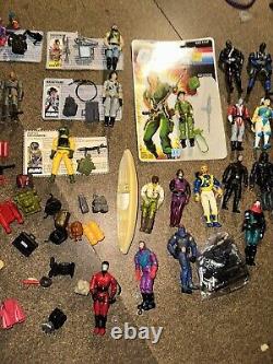 Gi Joe And Cobra Bundle Figures Cards And? Accessories