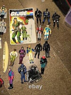 Gi Joe And Cobra Bundle Figures Cards And? Accessories