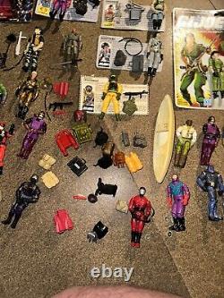 Gi Joe And Cobra Bundle Figures Cards And? Accessories