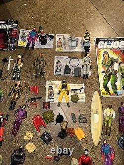 Gi Joe And Cobra Bundle Figures Cards And? Accessories