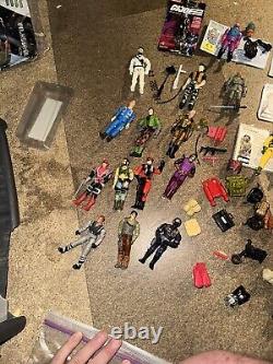 Gi Joe And Cobra Bundle Figures Cards And? Accessories