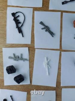 Gi Joe Arah Hasbro Vintage Huge Accessories Lot 60+ Items Some V Rare