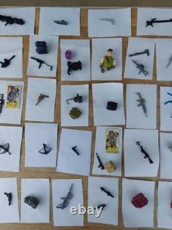 Gi Joe Arah Hasbro Vintage Huge Accessories Lot 60+ Items Some V Rare