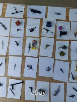 Gi Joe Arah Hasbro Vintage Huge Accessories Lot 60+ Items Some V Rare