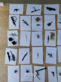 Gi Joe Arah Hasbro Vintage Huge Accessories Lot 60+ Items Some V Rare