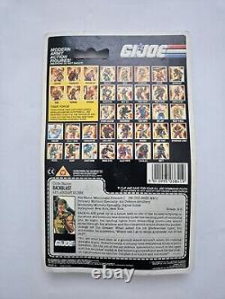 Gi Joe Backblast MOC UK Euro Card 1991 Hasbro Action Force