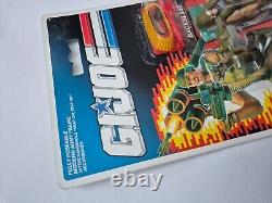 Gi Joe Backblast MOC UK Euro Card 1991 Hasbro Action Force