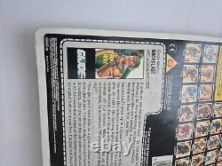 Gi Joe Backblast MOC UK Euro Card 1991 Hasbro Action Force