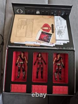 Gi Joe Classified Cobra Crimson Strike Team 3 Pack. New