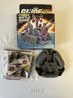 Gi Joe Cobra Battle Barge 1988 Vintage Original COMPLETE New Not Built