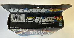 Gi Joe Cobra Battle Barge 1988 Vintage Original COMPLETE New Not Built