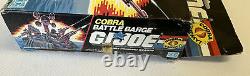 Gi Joe Cobra Battle Barge 1988 Vintage Original COMPLETE New Not Built