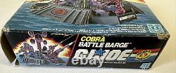 Gi Joe Cobra Battle Barge 1988 Vintage Original COMPLETE New Not Built