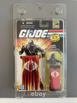 Gi Joe Comic Con Excl. Cobra Commander V33A 2008 Black Suit Unopened