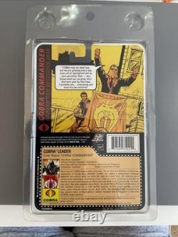 Gi Joe Comic Con Excl. Cobra Commander V33A 2008 Black Suit Unopened