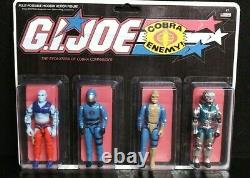 Gi Joe Movie Cobra 1983 1987 Cobra Commander Custom 4 Pack Figure Set On Card