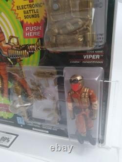 Gi Joe Sonic Fighters Cobra Viper MOC UKG 90 1990 91 Hasbro High Grade