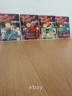 Gi Joe Street Fighter 2 Set of Ryu, Ken, Chun Li and Blanka 1993 Toys 90s sealed