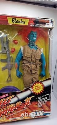 Gi Joe Street Fighter 2 ii Blanka Figure 11 1993 Vintage Hasbro Sealed