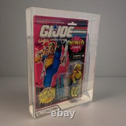 Gi Joe T Jbang 1992 Ninja Force Hasbro MOC Action Figure UKG graded 75% RARE