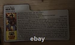 Gi Joe Tiger Force Sneak Peek Toy figure European Exclusive 1990 Used with Card