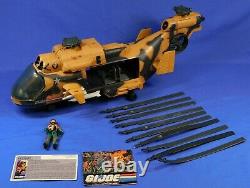 Gi Joe Tomahawk Helicopter And Lift-ticket With Original MIC 1986 Complete