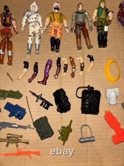 Gi Joe Vintage Spare Parts Bundle Accessories Joblot Figures