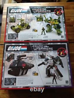 Gi Joe transformers mashup bumblebee Megatron lot of 2