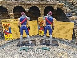 Gi joe Action Force 25th Anniversary 1/18 Scale Tomax & Xamot Crimson Guard