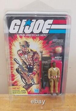 Gi joe Action Force Doc Medic 1983 PLEASE READ MOC REPRODUCTION 1/18