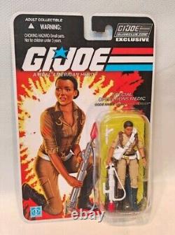 Gi joe Action Force FSS Carla Doc Greer Mint Complete On OPENED card Medic