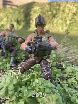 Gi joe Action Force Jurassic Park Unreleased Prototype Mercenary 2011 figures X2
