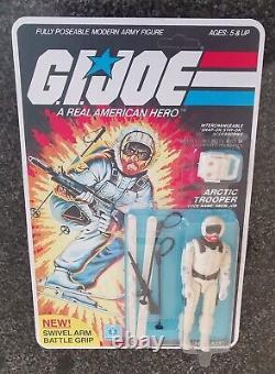 Gi joe Action Force Snow Job Swivel Arm 1983 PLEASE READ MOC REPRODUCTION 1/18