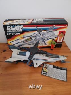 Gi joe Figure Windmill With Skystorm Jet and box