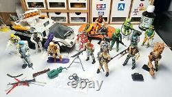 Gi joe action force figures job lot Bundle some complete + snow cat vehicle