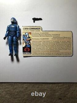 Gijoe Gi Joe Cobra Commander Mickey Mouse Complete Straight Arm 1982 Vintage