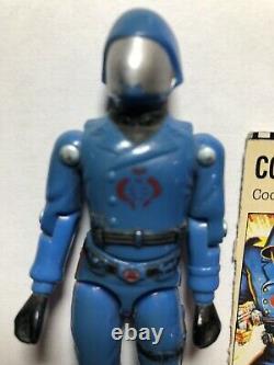Gijoe Gi Joe Cobra Commander Mickey Mouse Complete Straight Arm 1982 Vintage