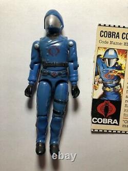 Gijoe Gi Joe Cobra Commander Mickey Mouse Complete Straight Arm 1982 Vintage