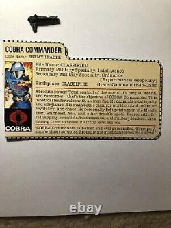 Gijoe Gi Joe Cobra Commander Mickey Mouse Complete Straight Arm 1982 Vintage