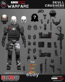 Gridiron Studio Skullcrushers GI Joe Monster Force Valaverse 1/12 figure UK