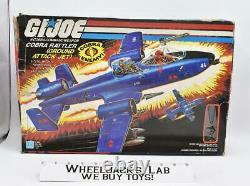 Ground Attack Jet Cobra Rattler COMPLETE WithBox GI Joe 1984 Action Vehicle Hasbro