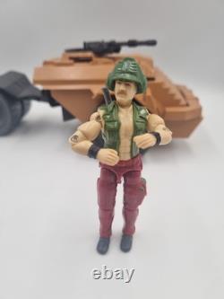 HASBRO G. I. Joe The Action Force VINTAGE 1989 Mean Dog 3 in 1 Vehicle and Figure