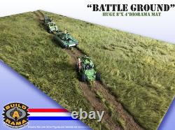 HUGE Diorama Battlefield Mat 8'x4' for G. I. Joe Action Figures arah 25th 118