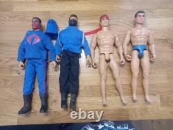 Hasbro 12 GI Joe/Action Man Bundle 4 Figures, Weapons, Clothes & Accessories