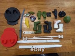 Hasbro 12 GI Joe/Action Man Bundle 4 Figures, Weapons, Clothes & Accessories