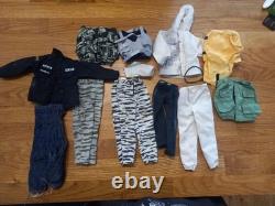 Hasbro 12 GI Joe/Action Man Bundle 4 Figures, Weapons, Clothes & Accessories